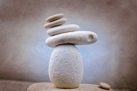 Stack of Zen Stones